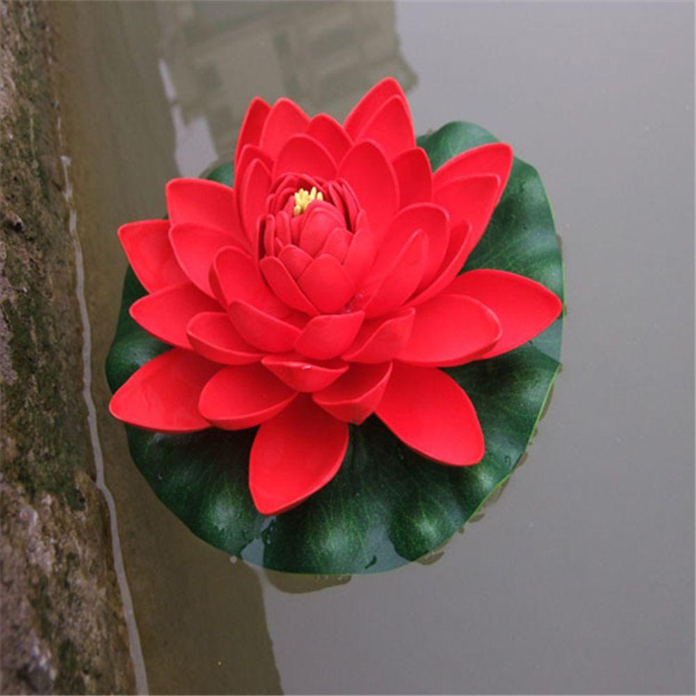 Hoa Sen Giả Bằng Xốp Màu Xanh Lá 18cm Trang Trí Nhà Cửa / Tiệc Cưới