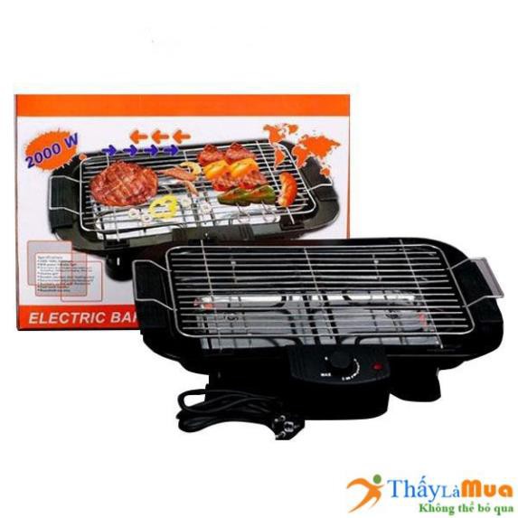 Bếp Nướng Điện Không Khói BBQ Hàn Quốc – bếp nướng loại dài cao cấp tiện dụng thỏa sức mang theo du lịch