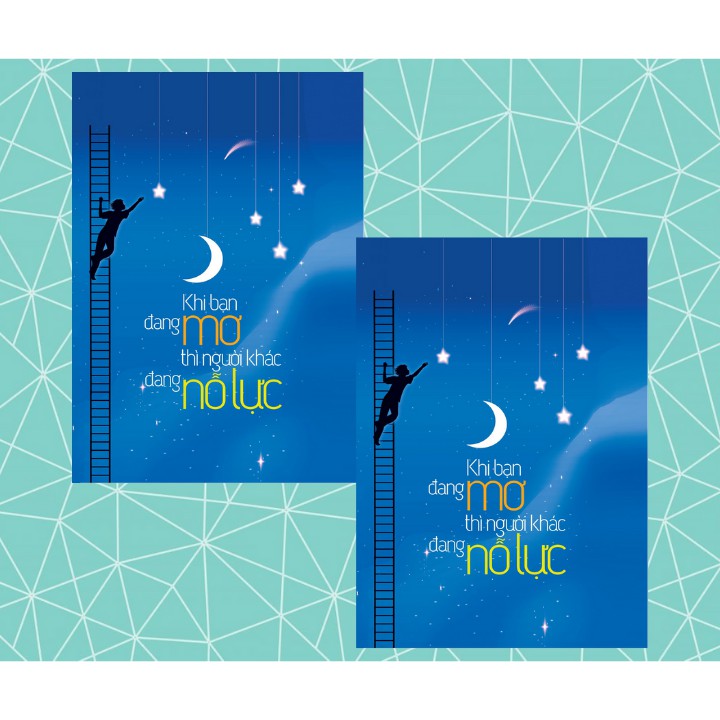 Notebook - Khi Bạn Đang Mơ Thì Người Khác Đang Nỗ Lực (Khổ 13 x 18 Cm)