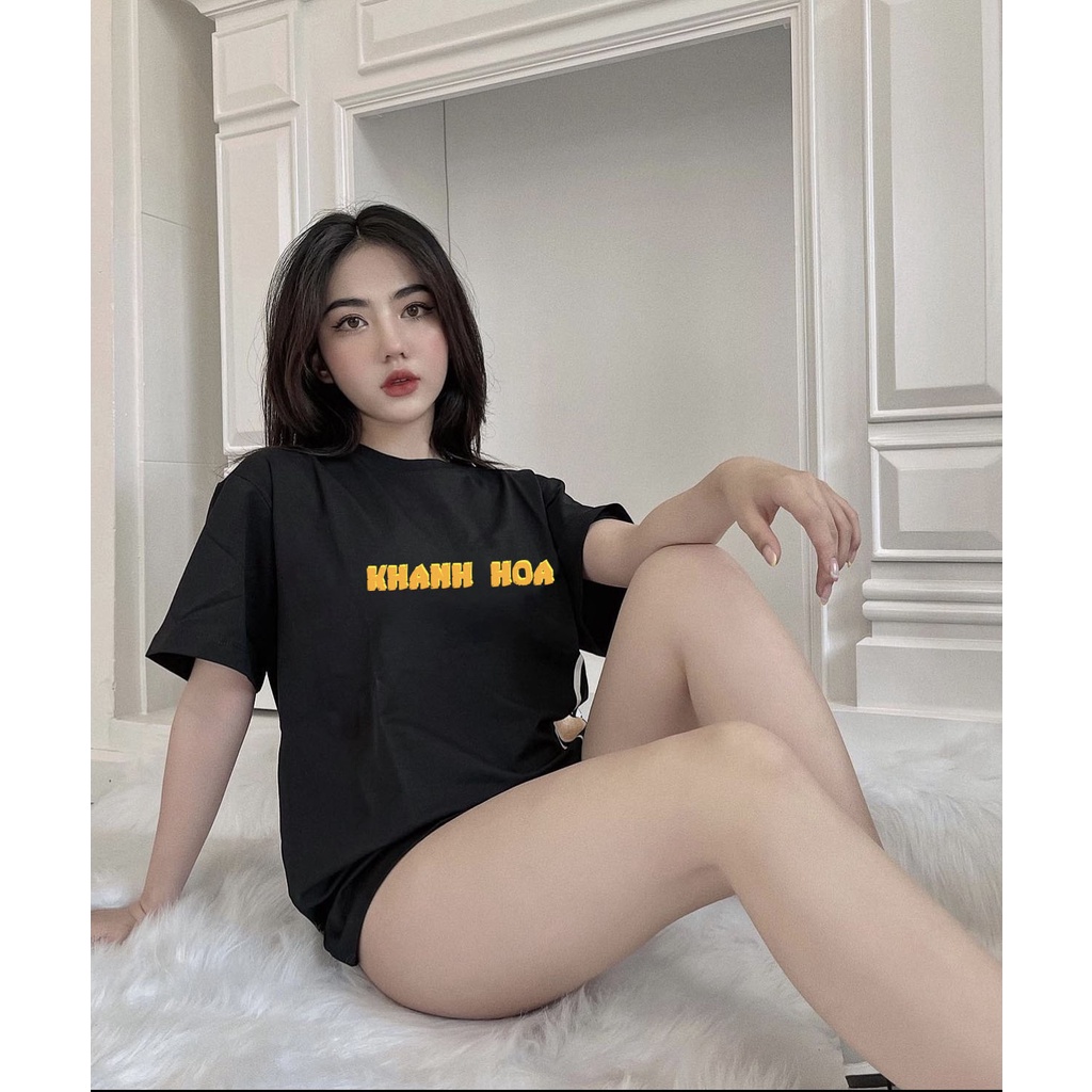 ÁO THUN NHA TRANG UNISEX ÁO PHÔNG KHÁNH HÒA FORM RỘNG 2021