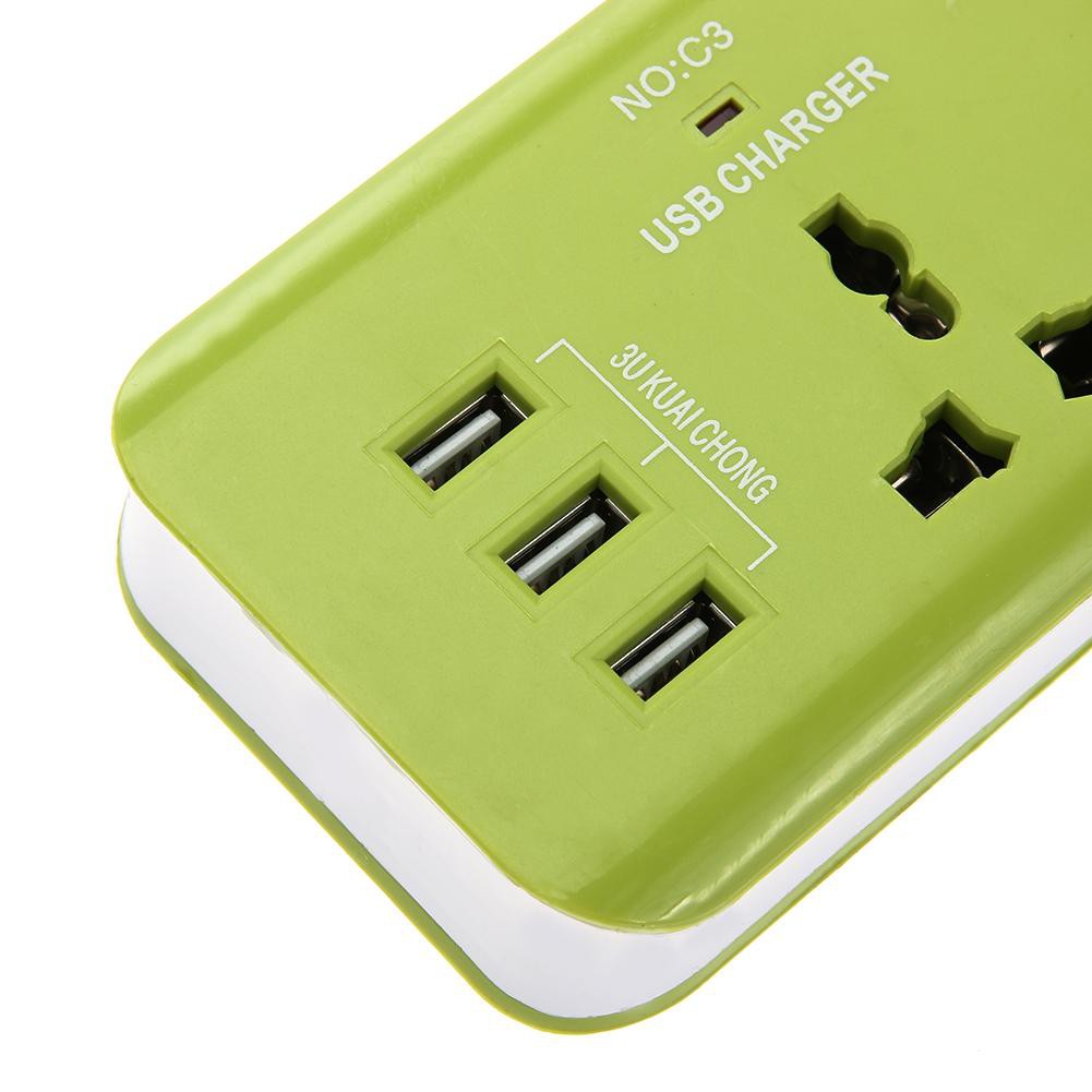 Bộ Sạc Nhanh Myhome 5v 10a 3 Cổng Usb