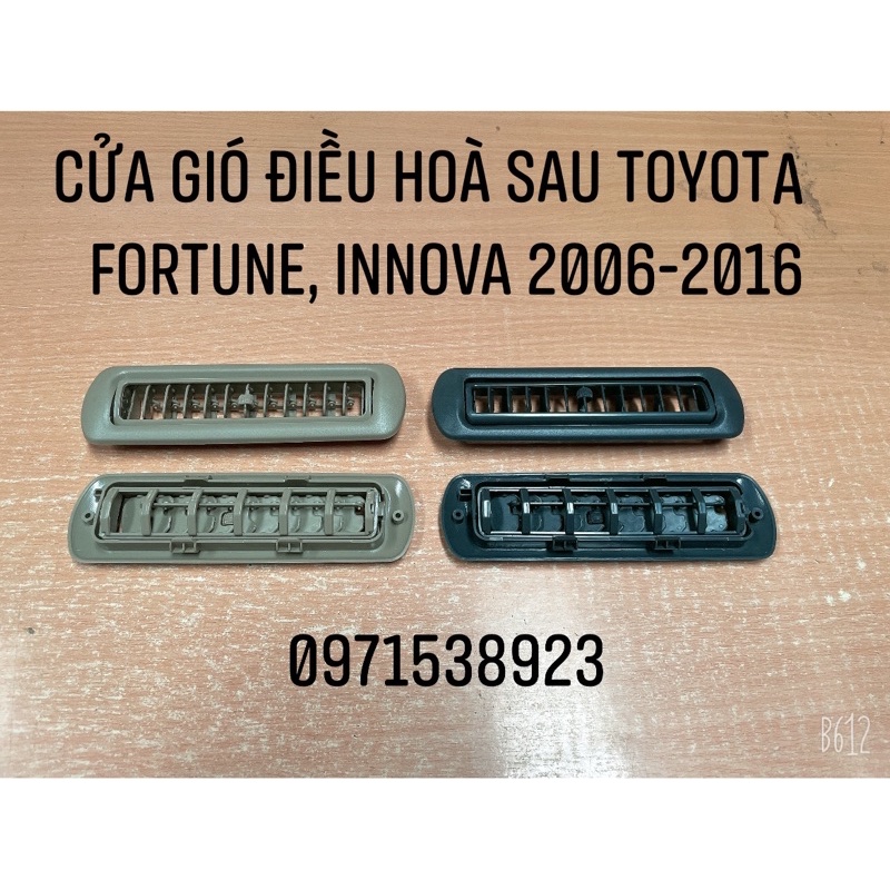 Cửa gió điều hoà giàn lạnh sau TOYOTA INNOVA 2006-2016 4 cái dùng chung giống nhau giá 1 cái