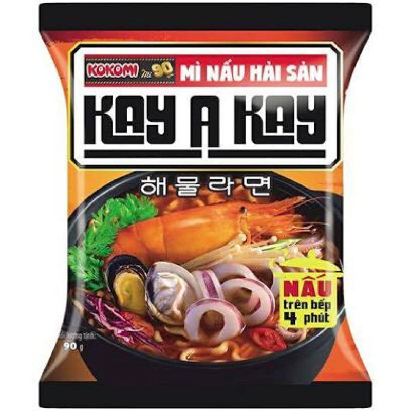 Mì Kokomi nấu hải sản Kay A Kay 90g