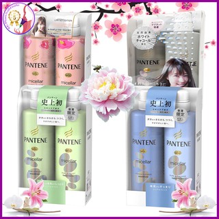 Set dầu gội xả pantene micellar dành cho tóc dễ gãy rụng nhật bản
