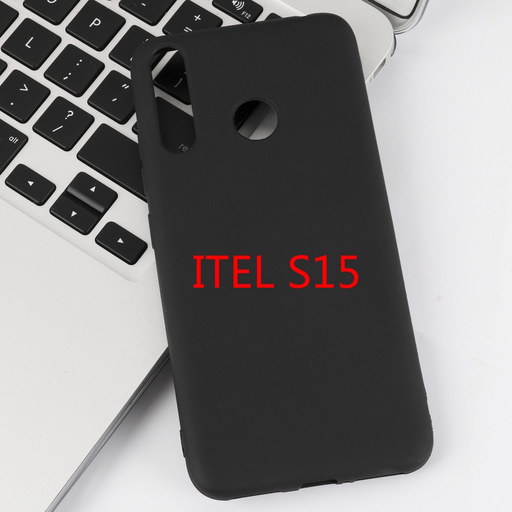 Ốp điện thoại TPU nhám màu đen cho ITEL S15 s15 pro P15 A55 A55 PRO A56 A56 PRO P36 P36 Pro LTE P33+