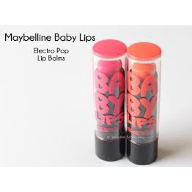 Son dưỡng môi có màu BABY LIPS ELECTRO POP ( Hồng )  Xuất xứ: Úc