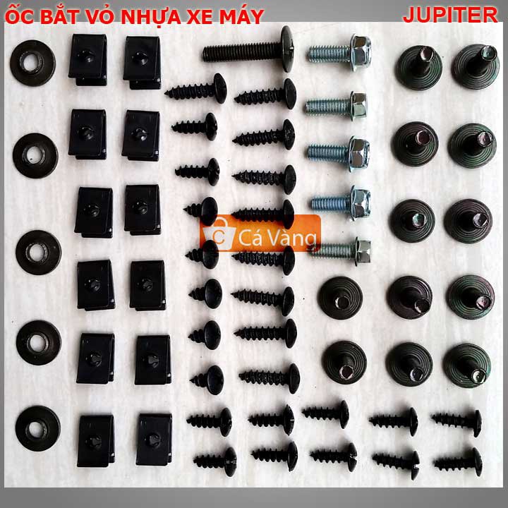 BỘ ỐC GẮN VỎ NHỰA XE JUPITER - ỐC LOẠI như ZIN