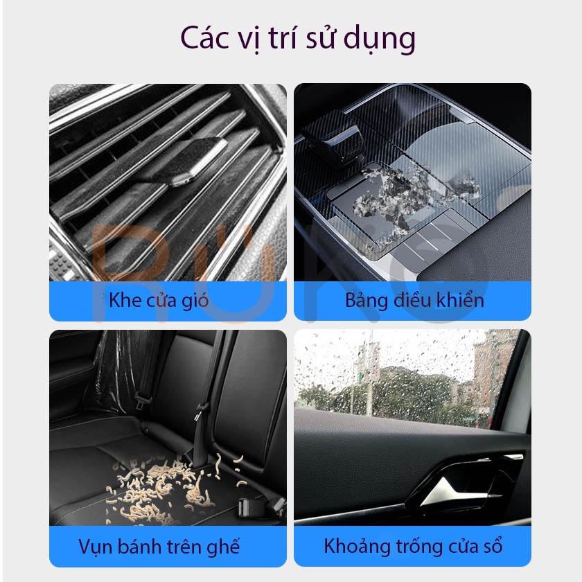 Chổi cọ lông mềm chuyên vệ sinh nội thất ô tô/ văn phòng/ nhà cửa