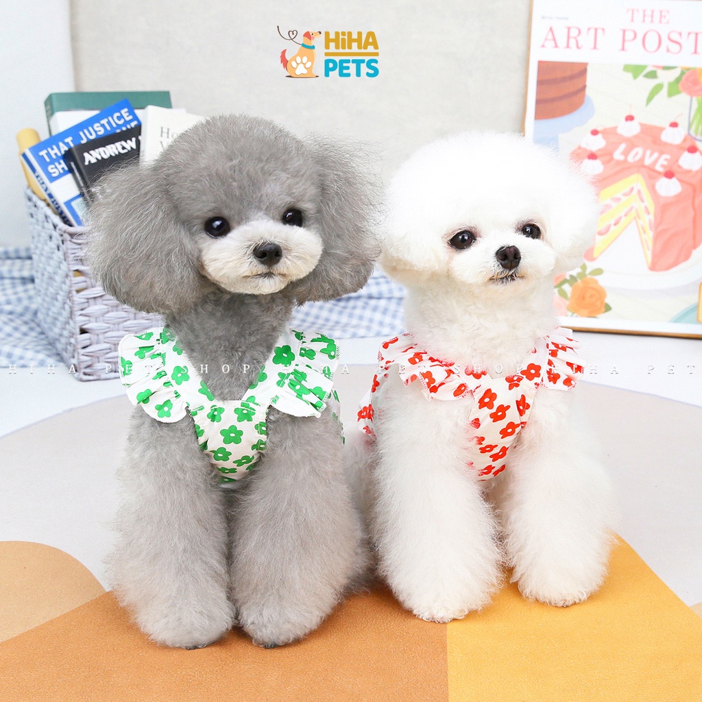 Áo Cho Chó Mèo Thời Trang Hàn Quốc Quần Áo Thú Cưng Thiết Kế Dễ Thương Mùa Hè Hihapet.