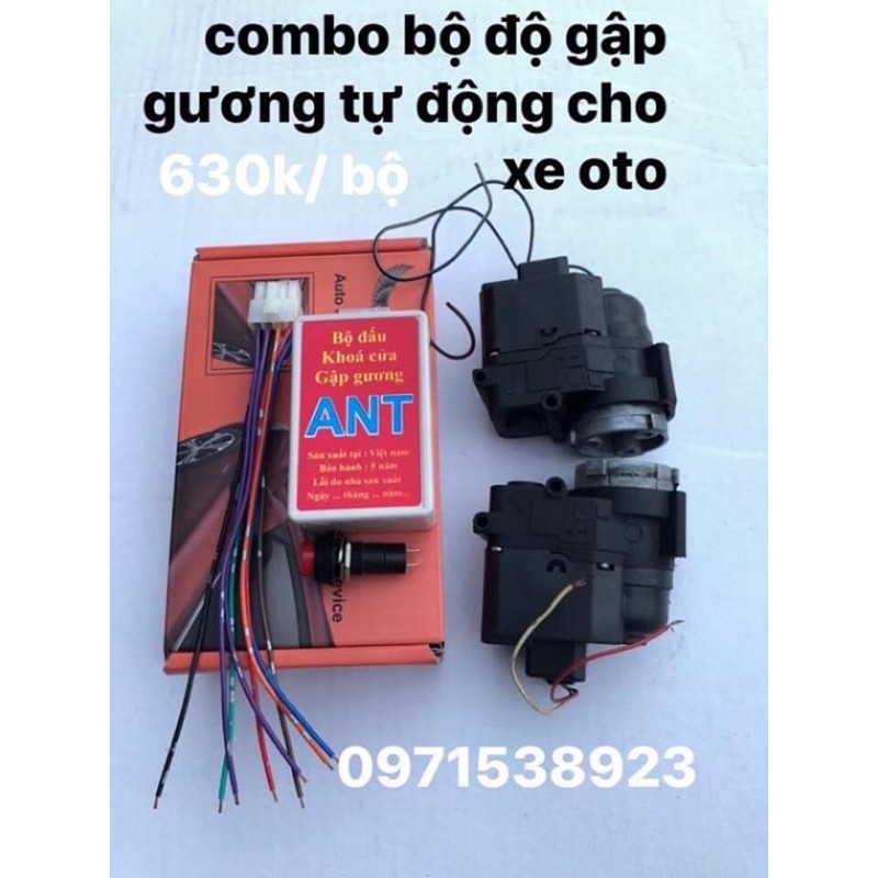 Trọn bộ khung xương và motor gập gương cho TOYOTA WIGO & AVANZA 2018-2020