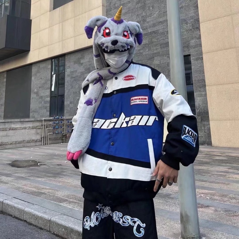 Áo khoác bóng chày cỡ lớn phong cách âu mỹ thời trang cao cấp cho nam