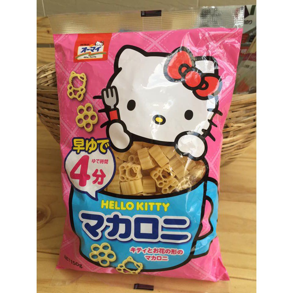 Mì Nui Hello Kitty/Hình Hoa Nội Địa Nhật 150g [HSD 2024]