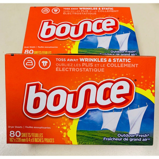 [HỘP 80 TỜ] Giấy thơm quần áo BOUNCE 80 tờ - USA