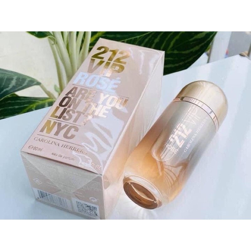 Nước hoa Carolina Herrera 212 VIP Rose NYC EDP 30ml,80ml, 125ml