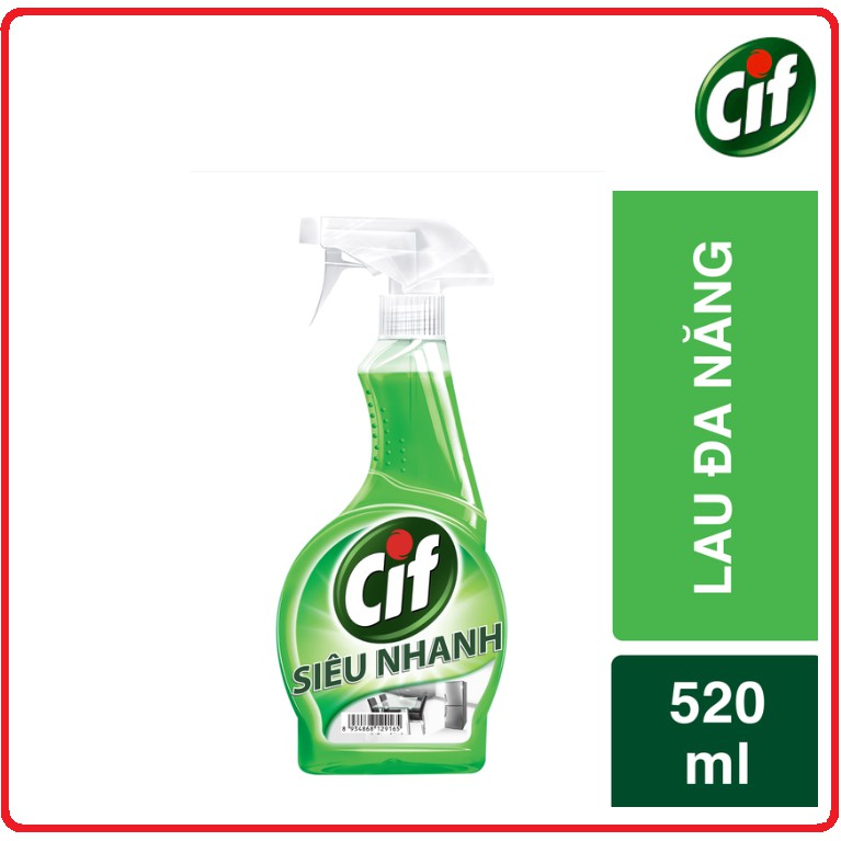 Nước Lau Đa Năng Cif Chai 520ml