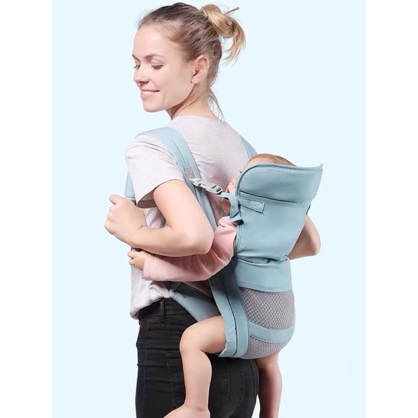 Địu Em Bé Sơ Sinh Có Đỡ Cổ Đa Năng Gọn Nhẹ, Địu lưới gấp gọn đi du lịch, Đai Địu Em Bé sơ sinh, Địu lưới thoáng khí