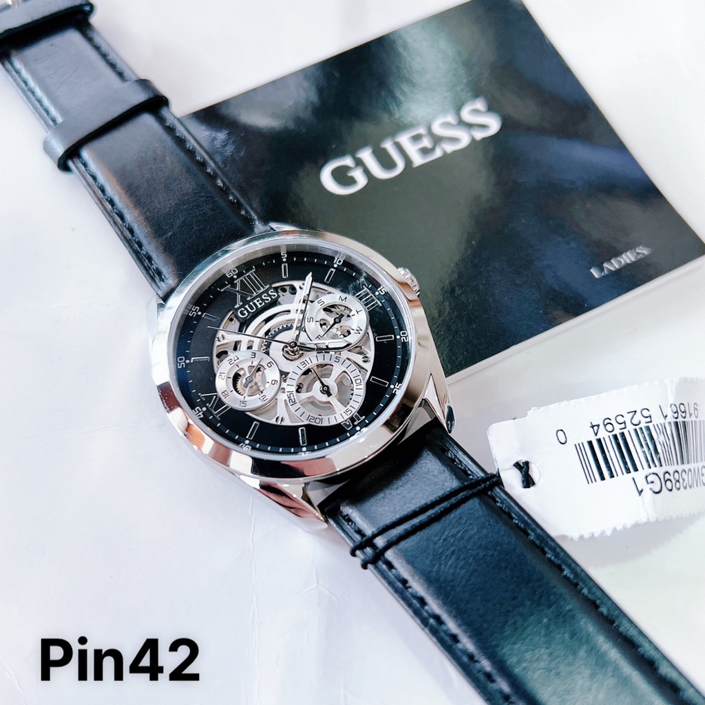 Đồng Hồ Nam Unisex Guess GW0389G1 GW0389G2 GW0389G3 , Dây Da , Size 42mm