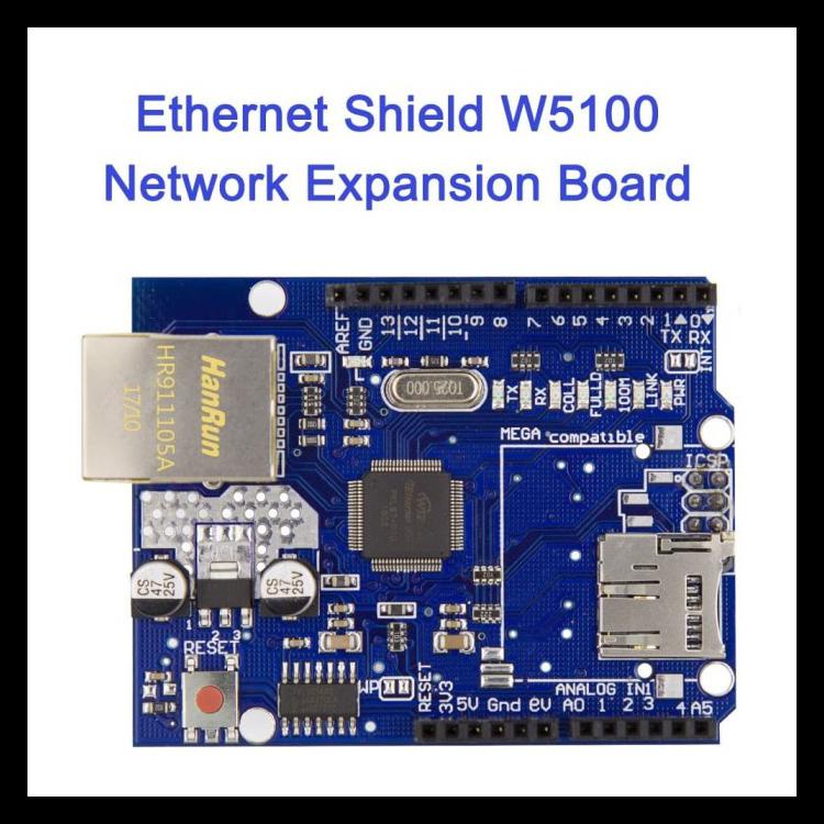 Bảng mạch mở rộng Ethernet Shiled W5100 cho Arduino mã 243