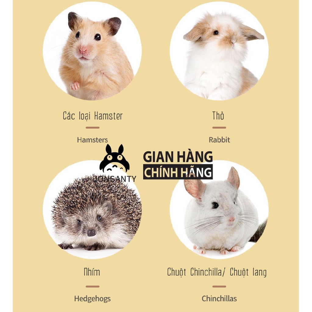 Súp thưởng cho chuột hamster baby bầu mang thai nuôi con hãng JONSANTY giàu dinh dưỡng vitamin khoáng chất hộp 8 thanh