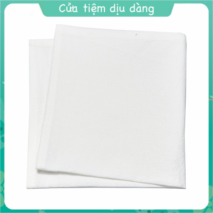 Khăn tay  vải Cara trơn dùng để thêu thủ công 30x30cm