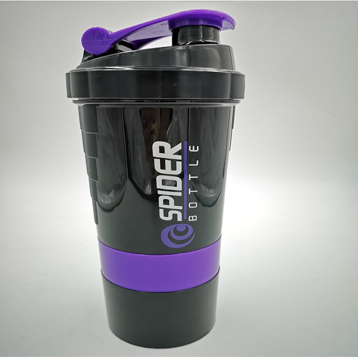 Bình Lắc Shaker Tập GYM 3 Ngăn Tiện Dụng 550 Ml