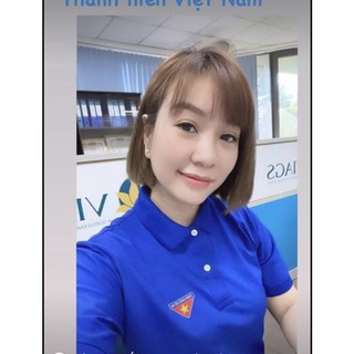 Áo đoàn thanh niên việt namchất vải thun cá sấu poly 4 chiều mặc mát