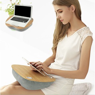 Bàn làm việc để LAPTOP Gỗ Vân cao cấp - Tư thế thoải mái cho công việc - King Garden