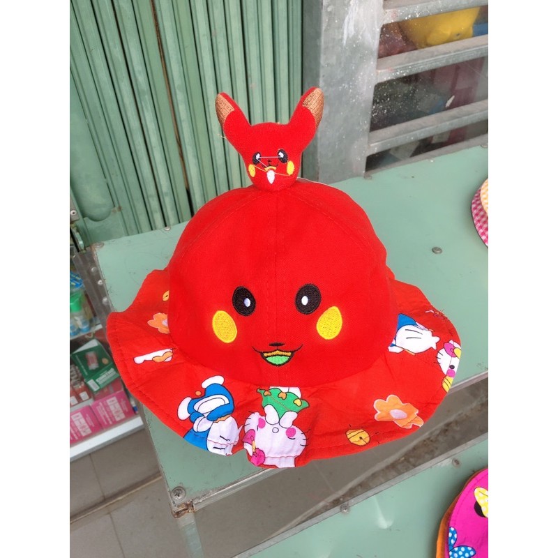 Mũ vành pikachu cho bé gái 0-2 tuổi