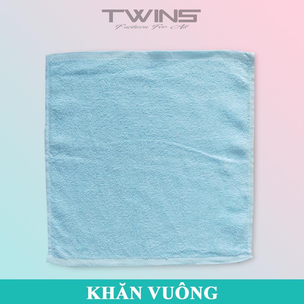 Khăn lau cotton cao cấp đa năng hình vuông thấm hút nước tốt bền màu không xù lông (shop giao màu ngẫu nhiên)