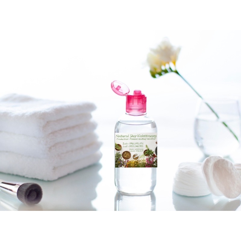 1 Lít Nước tẩy trang cây phỉ làm sạch sâu thiên nhiên handmade Cleansing water - micellar water