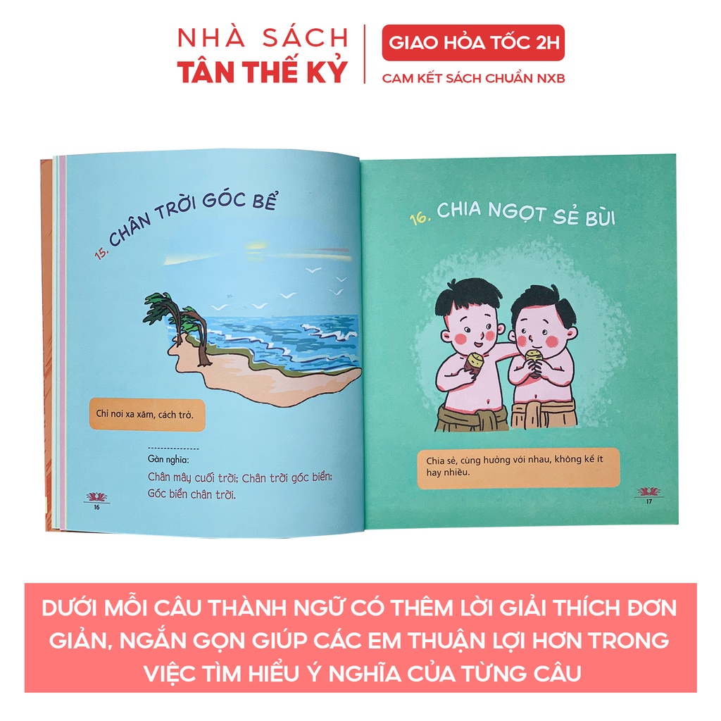 Sách Thành ngữ Việt Nam bằng tranh cho bé khám phá kho tàng tri thức dân gian