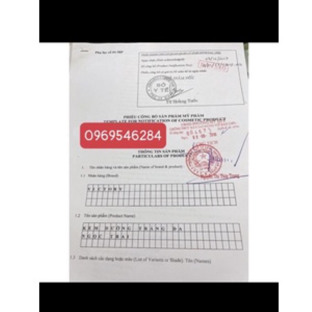victory kem dưỡng trắng da ngọc trai hoa việtt