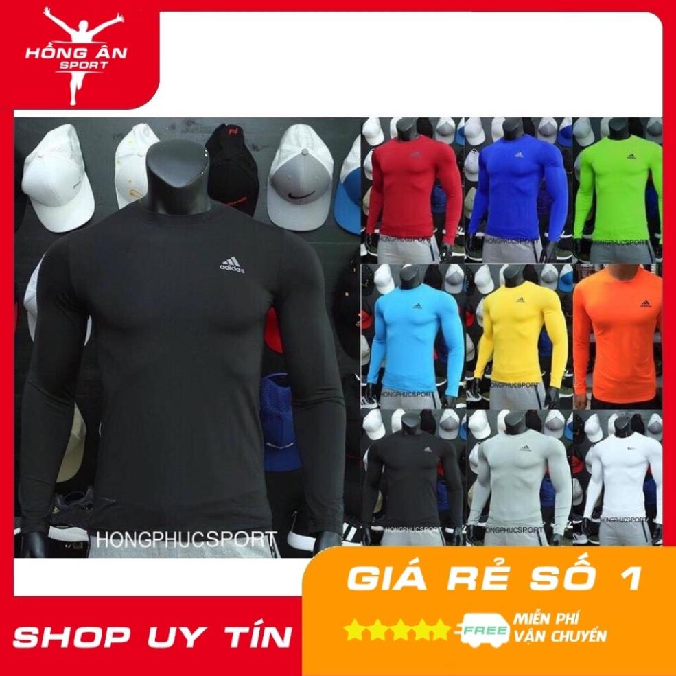 Áo Thun Nam Body Giữ Nhiệt Dài Tay Thể Thao, Đá Bóng Cực Đẹp, Áo Thun Lót Trong Giữ Nhiệt - HỒNG ÂN SPORTS *