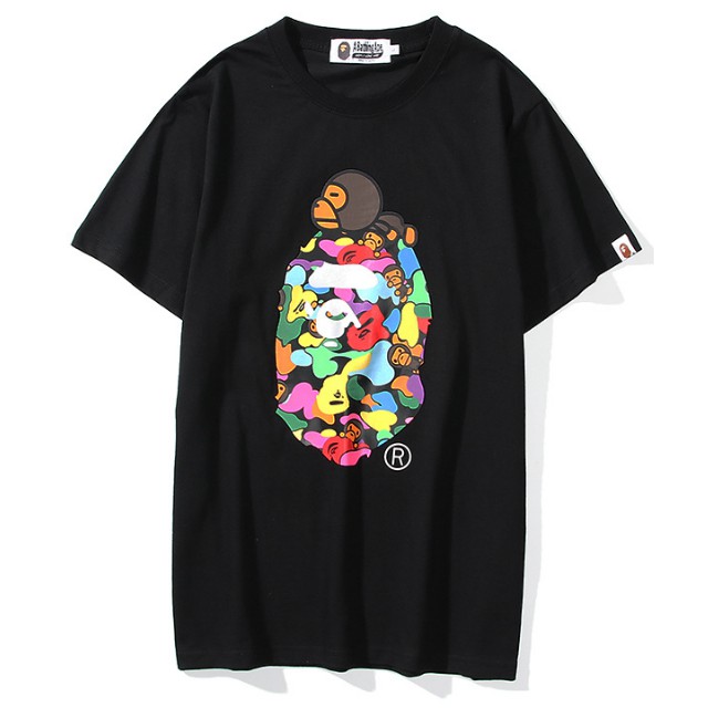 2021 New Bape A Bathing Ape Camouflage Short sleeve t-shirt