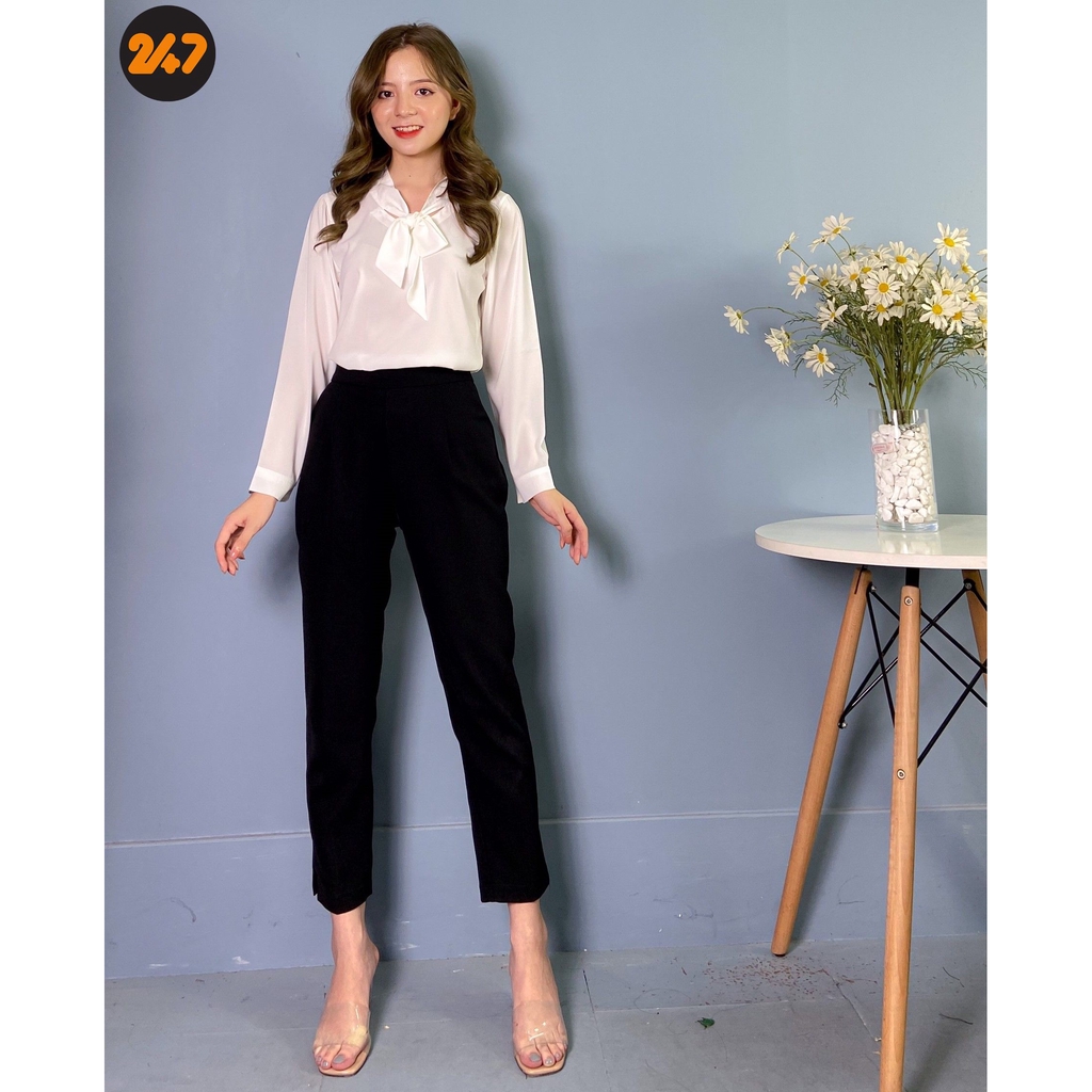 Quần tây xẻ gấu siêu xinh 024