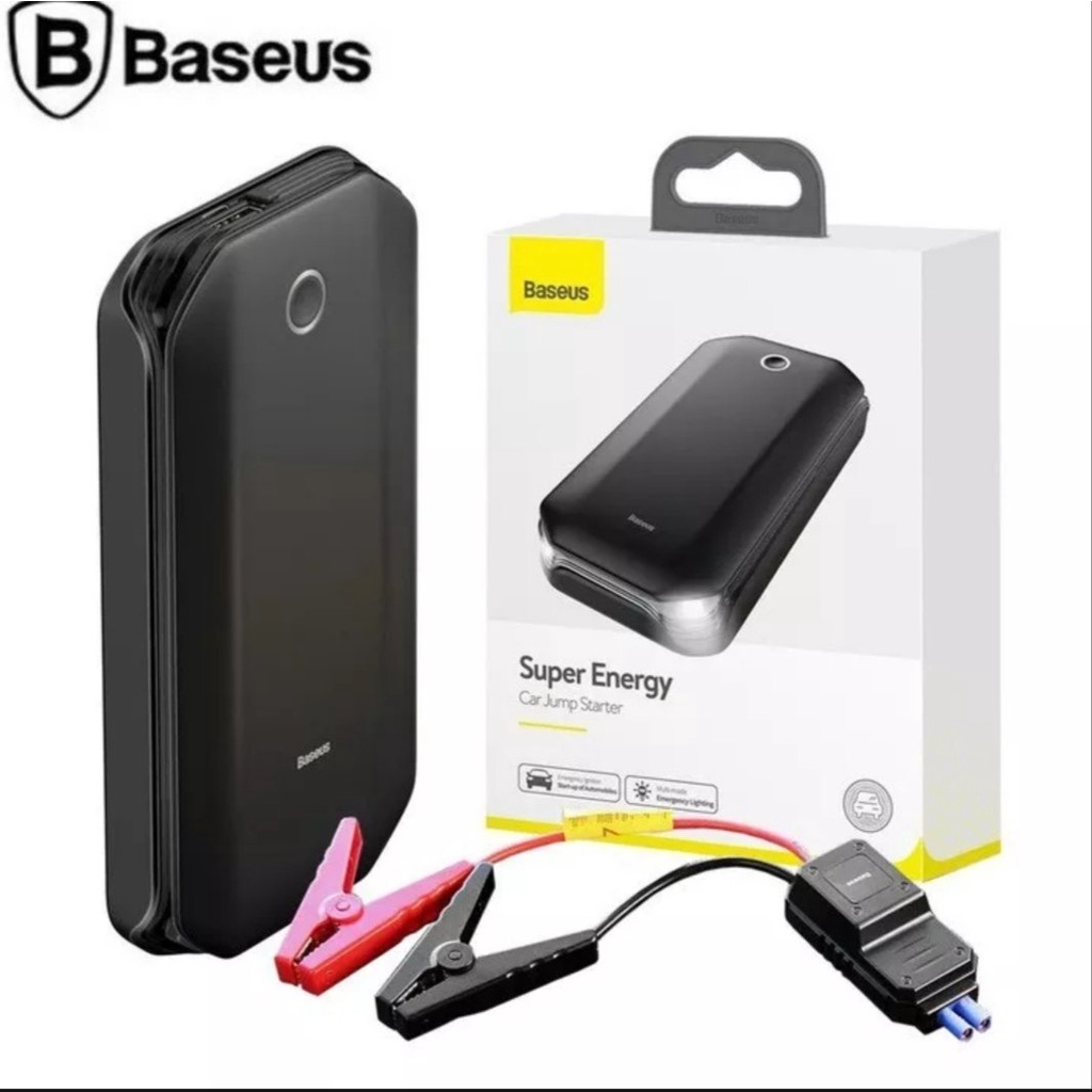 BH 12 Tháng Bộ pin sạc dự phòng kích nổ ắc quy xe ô tô, xe máy 12V Baseus 8000mAh - Bộ Kích Bình Ô Tô Xe Máy
