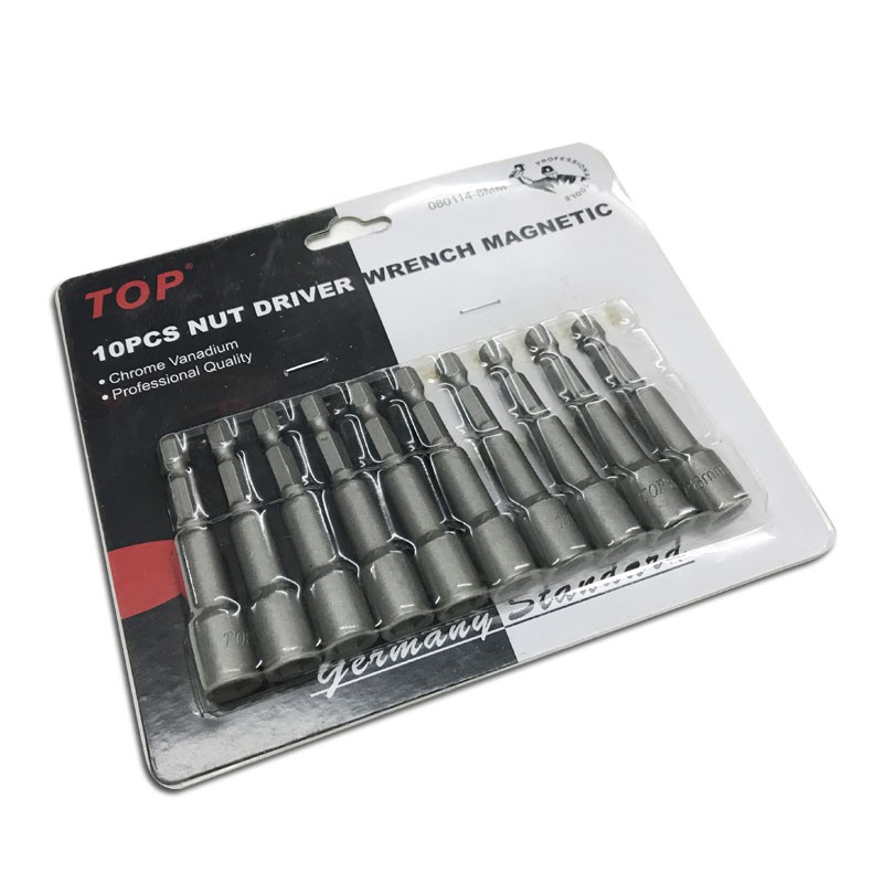 ĐẦU SIẾT TÔN 8MM ( DÀI 85MM) TOP - 080114-8MM( vỉ 10)