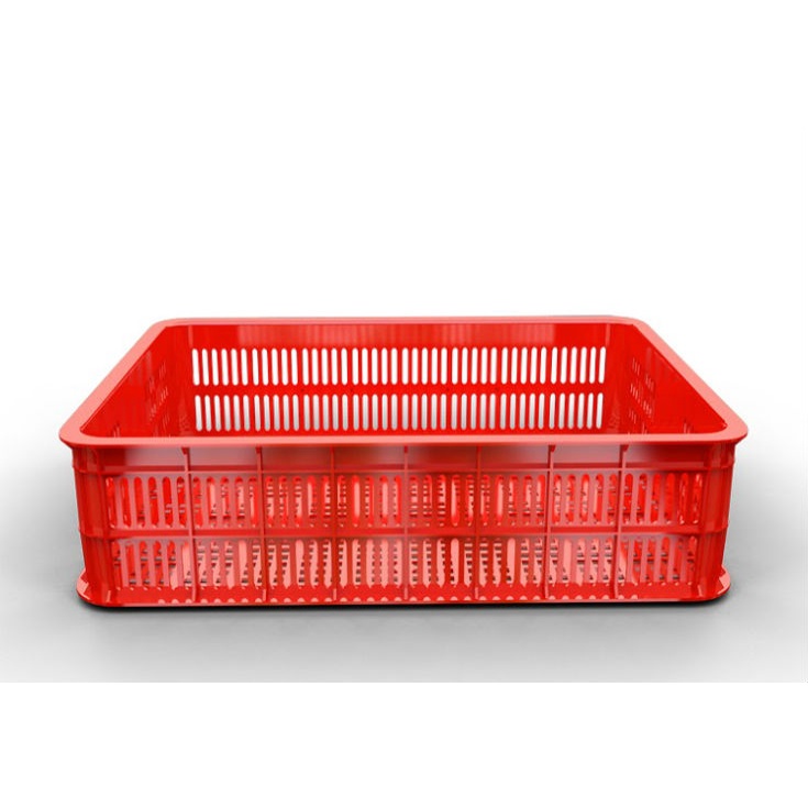 Sóng hở 1T5, sóng nhựa đựng trái cây, rau củ, rổ nhựa chữ nhật 61x42x15cm