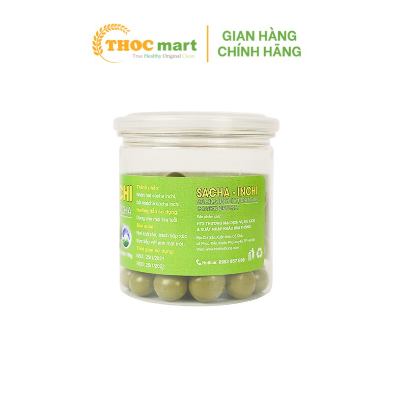 [ THOCmart.vn ] Hạt SACHI phủ Socola và Matcha King Of Nuts hạt dưỡng chất cho cuộc sống khỏe mạnh hộp nhựa 170g