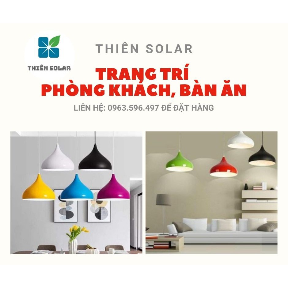 CHAO ĐÈN THẢ GIỌT NƯỚC - NHIỀU MÀU SÁC - TRANG TRÍ