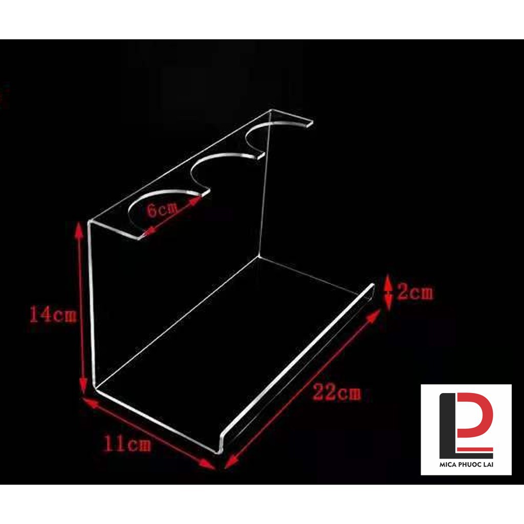 Kệ mica trưng bày ô/ dù
