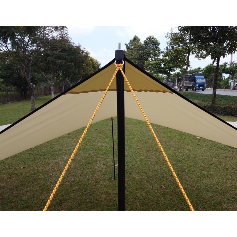 Tăng che mưa Batwing Tarp 5,15m* 4,9m + bộ trụ 2,4m