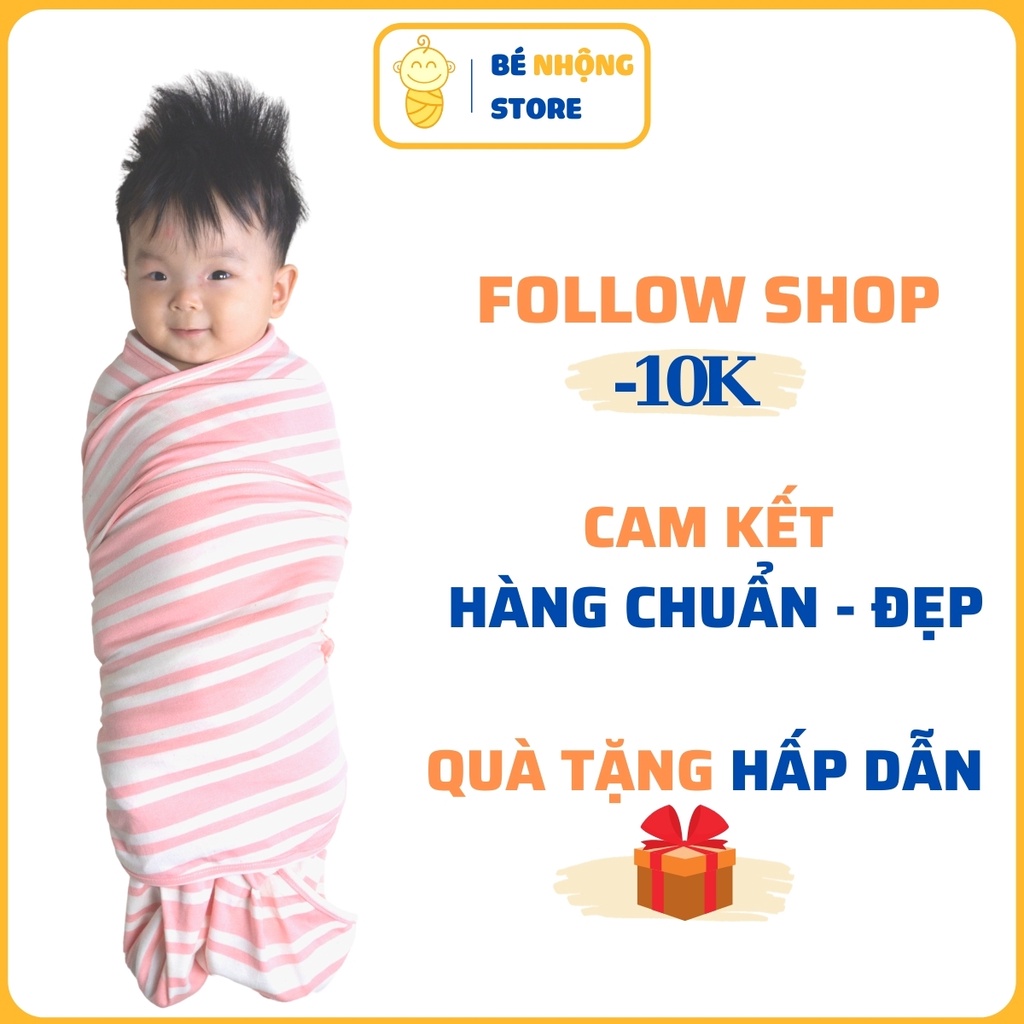 Chũn quấn trẻ sơ sinh 𝑭𝑹𝑬𝑬𝑺𝑯𝑰𝑷  Nhộng Chũn Cho Bé Giúp Bé Sơ Sinh Ngủ Ngon, Mã QC01