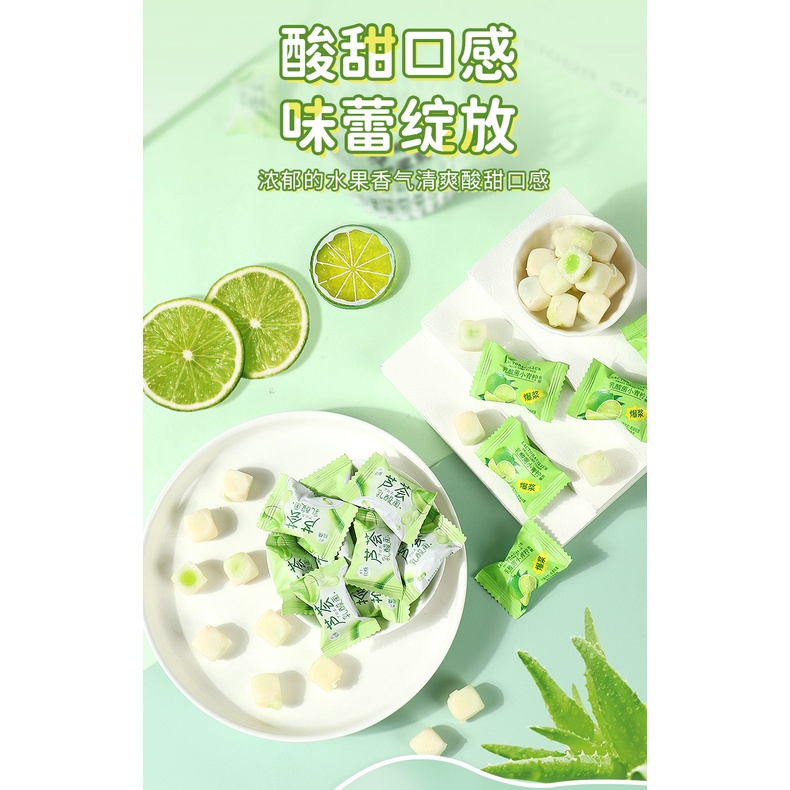 [ Ăn vặt ngon ] Kẹo sữa chua nha đam món ăn vặt văn phòng giải trí siêu nghiền hộp 200g