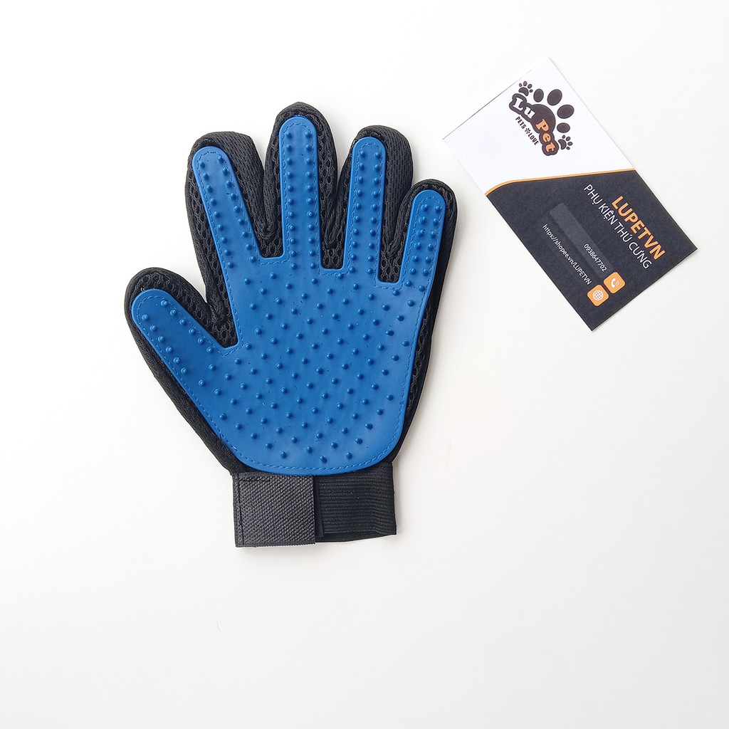 Găng Tay Lớn Chải Lông Cho Chó Mèo - Chăm sóc thú cưng LUPETVN