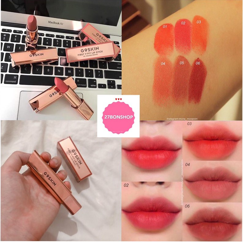 Son Thỏi Siêu Mịn Môi G9Skin First V-Fit Lipstick 3.5g