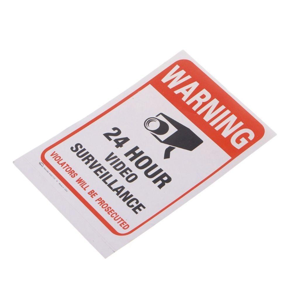 Set 10 Sticker Dán Cảnh Báo An Ninh Tiện Dụng