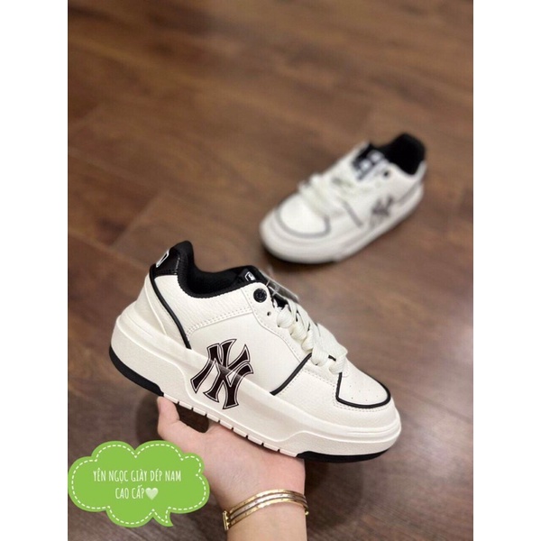 Giày thể thao nam nữ sneaker  giày mlb liner Ny đen rep cao cấp kèm hộp