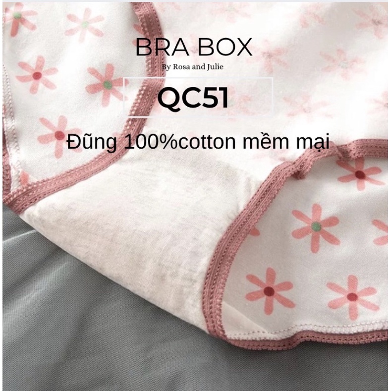 Quần lót nữ cotton Quảng Châu, quần chip dễ thương CÓ SIZE  QC51 BRABOX | BigBuy360 - bigbuy360.vn