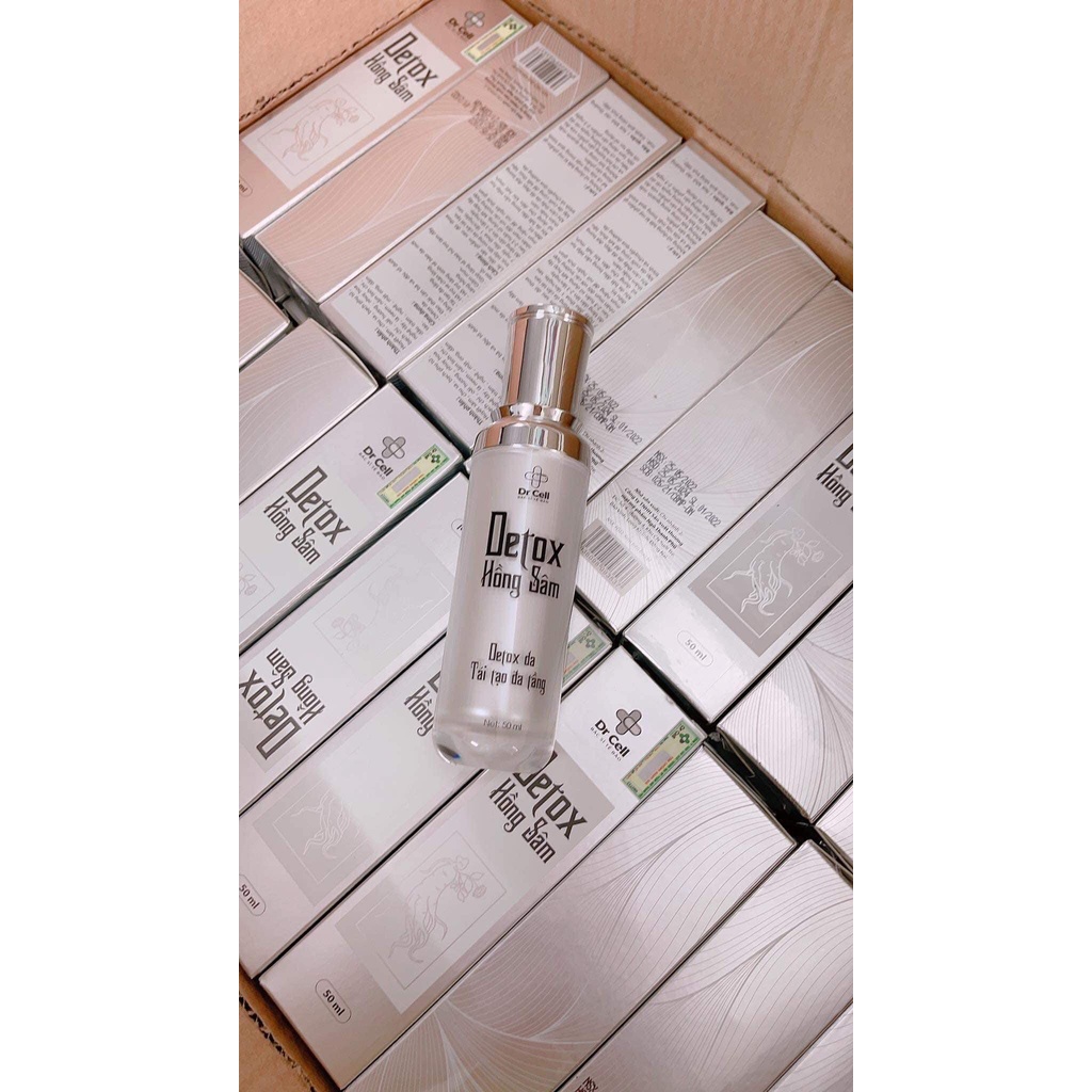 Detox Hồng Sâm drcell hổ trợ thải độc, dưỡng ẩm, chống lão hóa cho da chai 50ml - SAN39